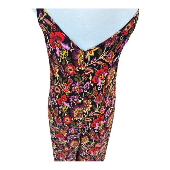 Anthropologie x Kachel Black Red Floral Wide Leg
Loose Fit Sleeveless Jumpsuit 4 - Picture 10 of 13